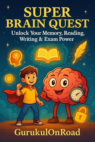 Super Brain Quest: Unlock Your Memory, Reading, Writing & Exam Power: The Adventure-Based Learning System Every Parent and Teacher Can Trust
