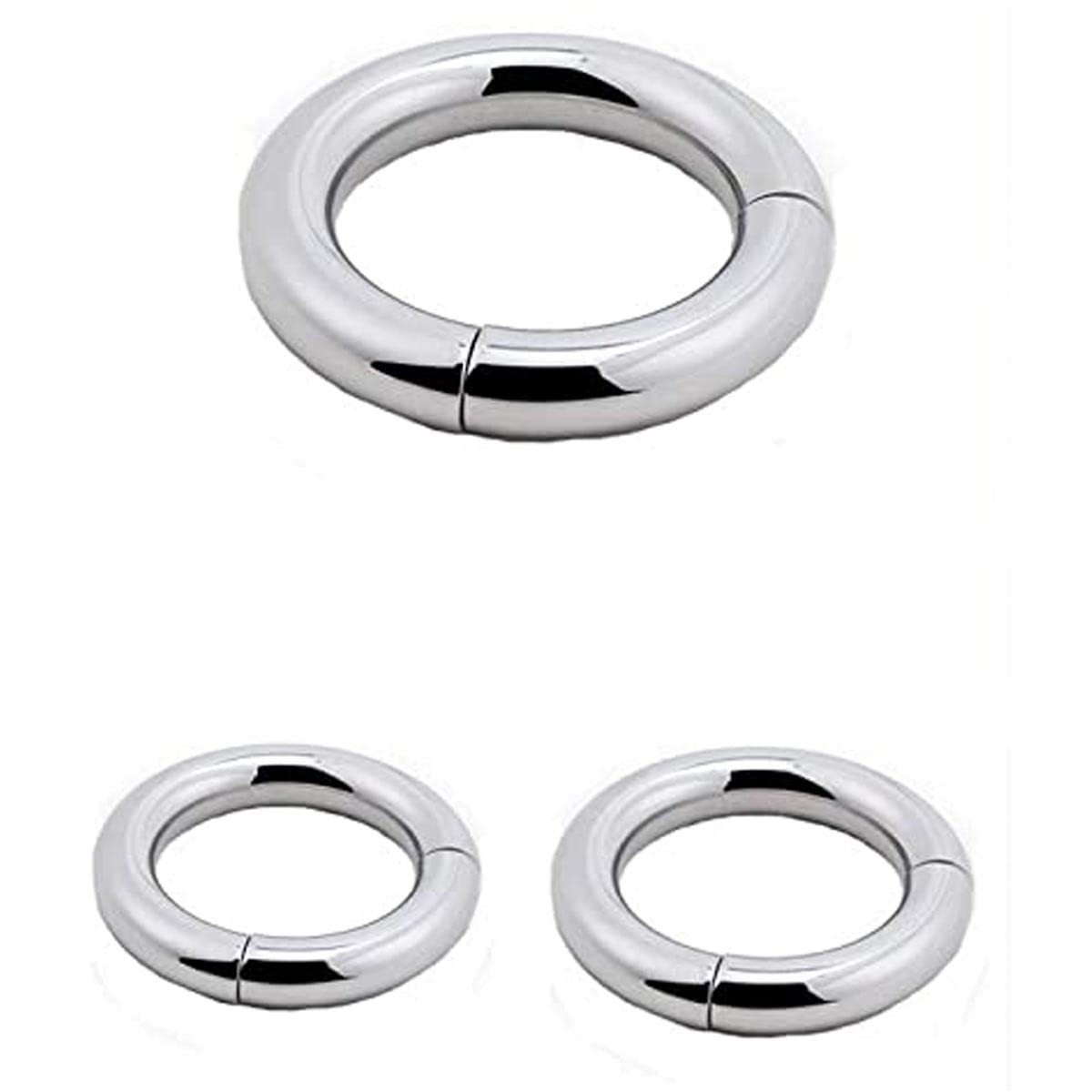 Anello per pene in acciaio inossidabile, anelli per pene in metallo per anello per testicolo uomo giocattolo sessuale 33mm