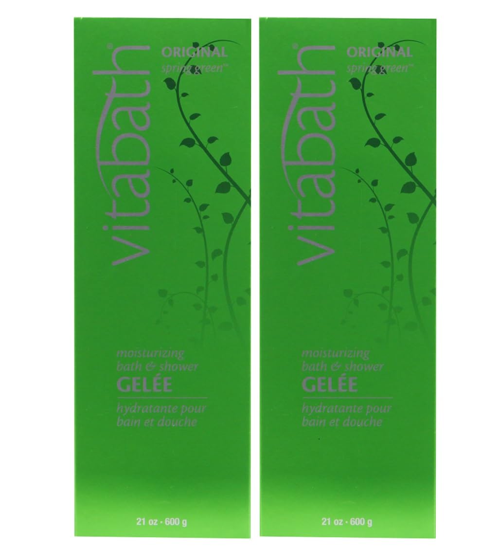 Vitabath Moisturizing Bath & Shower Gelee Buy One, Get One Free Bonus Pack Original, Spring Green, 1 Ea
