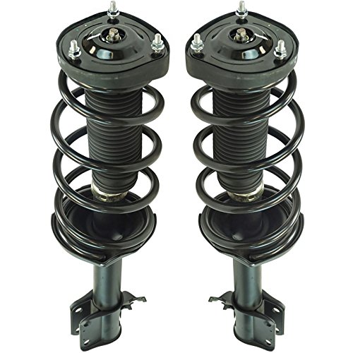 Image of TRQ Rear Strut and Spring Assembly Set 2 Piece Compatible with 2003-2005 Subaru Forester