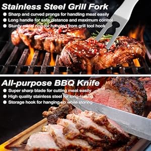 Poligo29pcsbbqgrillaccessoriesstainlesssteelbbqtoolsgrillingtoolssetwithstoragebagforfathersdaydadsbirthdaypresentscampinggrillutensilssetidealgrillinggiftsformenwomen Urban Country Home Decor Poligo 29 pcs bbq grill accessories stainless steel bbq tools grilling tools set with storage bag for fathers day dads birthday presents camping grill utensils set ideal grilling gifts for men women urban country home decor