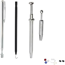 4Pcs Claw Piercing Pick Up Tool Ball Grabber Tweezers, Sugar Bead Sprinkle Pen, Piercing Removal Tool for Cake Decoration and Jewelry