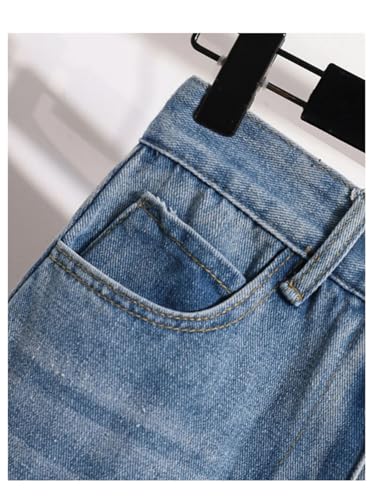 Womens A-Line Skirt Body High Waist Midi Denim Design Casual Jean Skirt Comfortable Daily Wear3