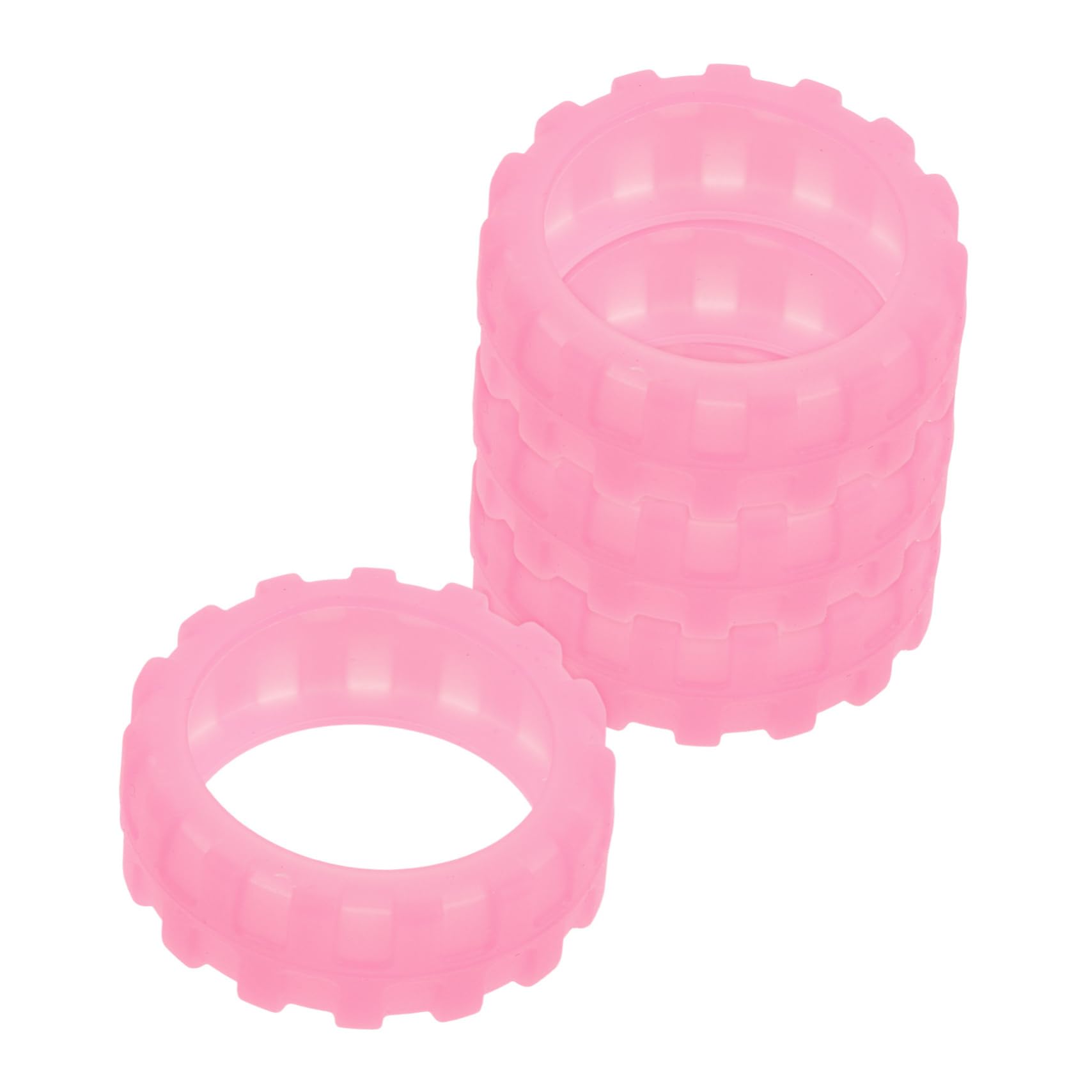 PACKOVE 16piezas Cubiertas De Ruedas De Maleta De Silicona Silenciosos y Antideslizantes para Ruedas De Equipaje Protegen Suelos y Amortiguan Vibraciones Duraderas y Resistentes Al