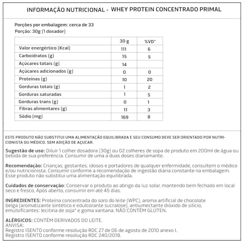Soldiers Nutrition, Whey Protein Primal 1Kg - Importado - Soldiers Nutrition Sabor:Chocolate Belga