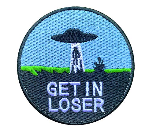 Antrix Get in Loser Military Badge Emblem Patch Hook & Loop Tactical Funny Patch -Dia.3.15