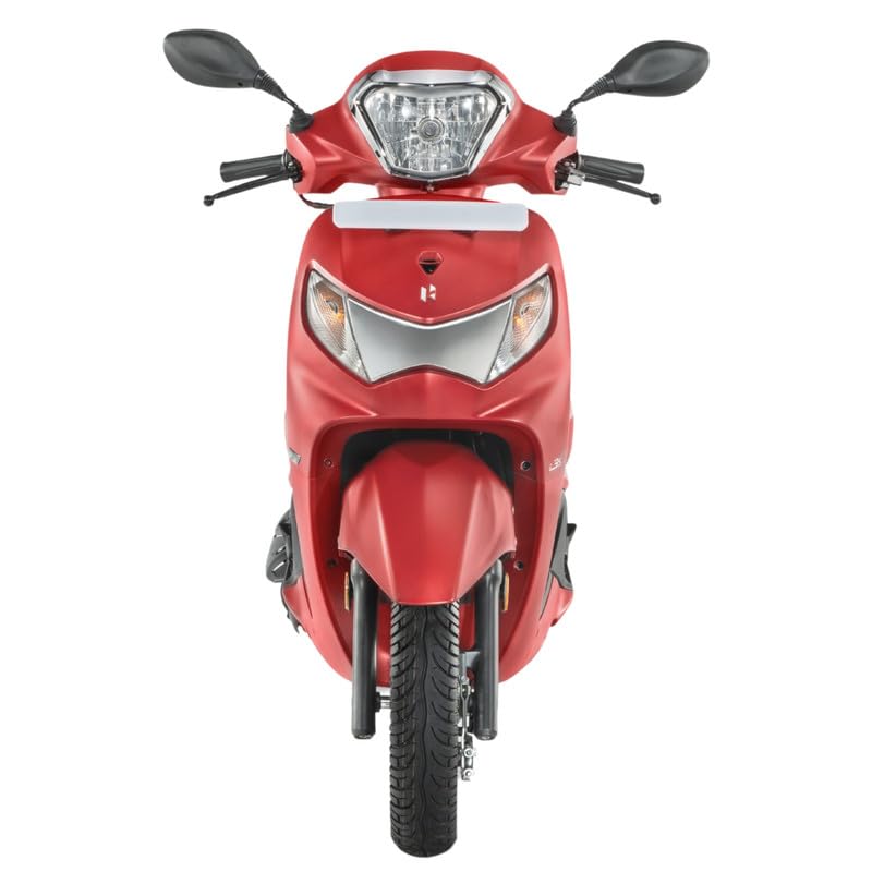 Image of Hero MotoCorp Pleasure+ 110 VX Drum Brake OBD2B MATTE RED Booking for Ex-Showroom Price