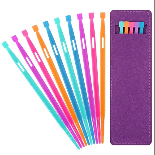 10 Pcs Sewing Stiletto Tool Multifunctional That Purple Thang with