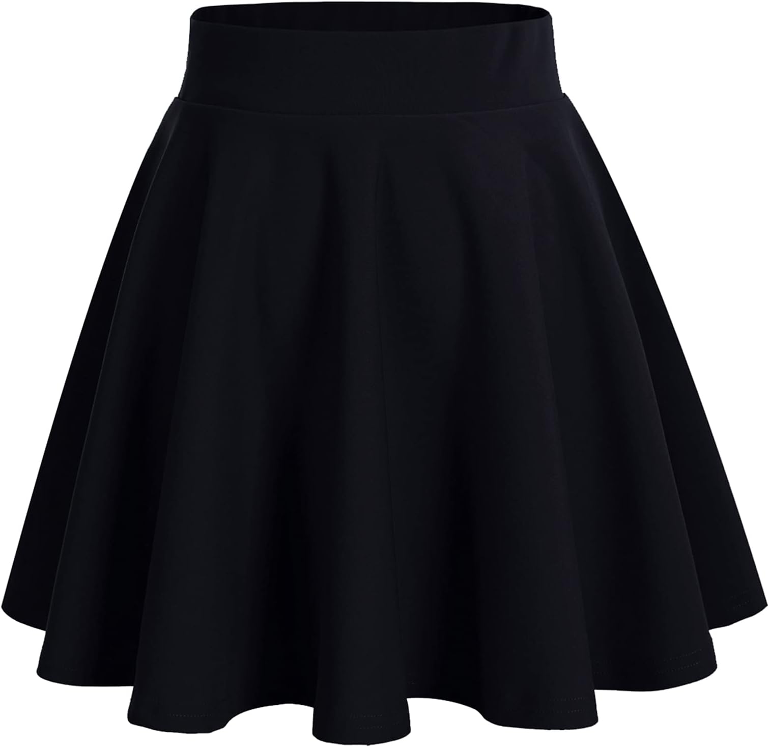 Women's Mini Skirt Basic Short Skater Skirt School Girl Anime Skirt