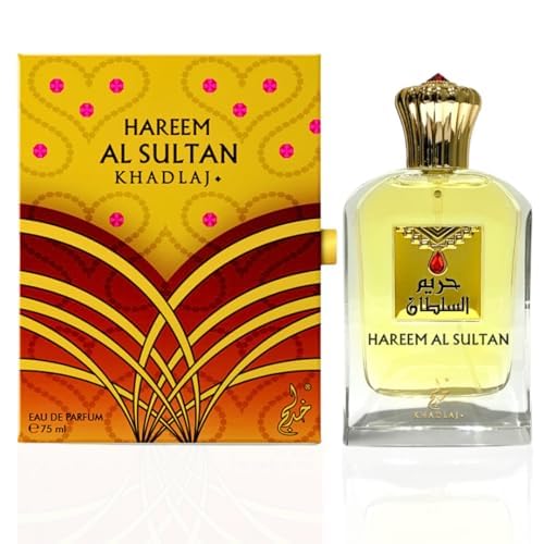 KHADLAJ Hareem Al Sultan Gold EDP - 75ML Original Iconic Fragrance Perfume for Men & Women Unisex Perfumes Exquisite Fragrance Collection