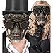 W WIDMANN MILANO Party Fashion - Adult Steampunk Mask Wolf Skull Fancy Dress Halloween Accessory