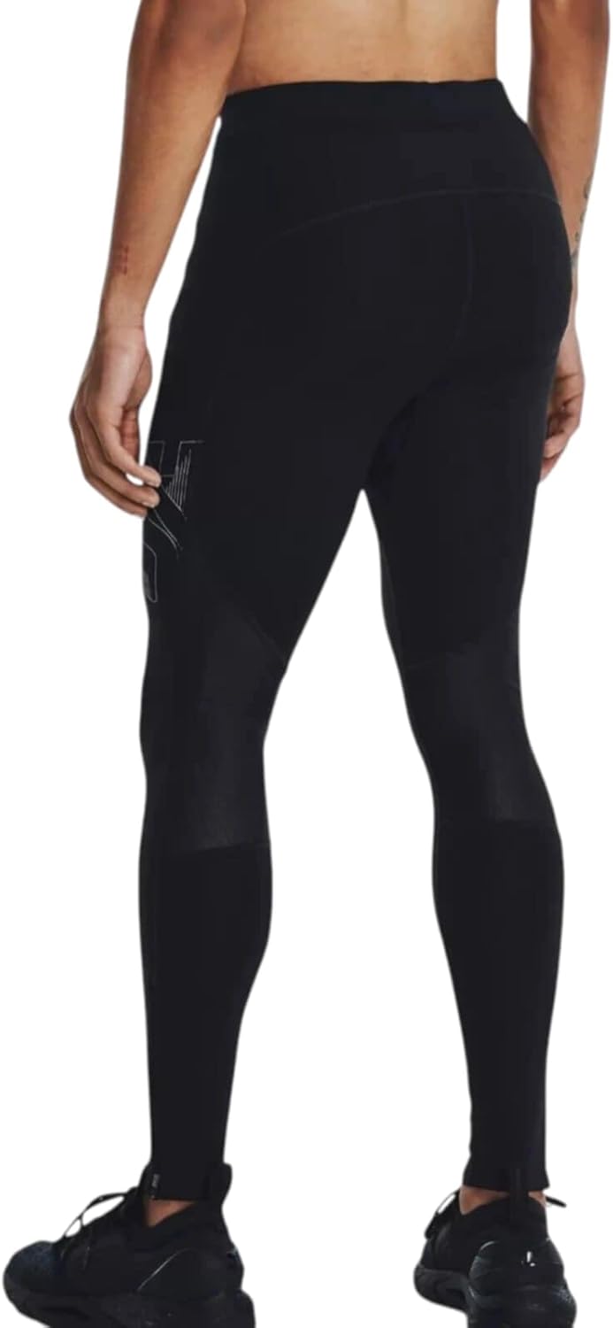 Under Armour Men's UA Running Graphic Tights (US, Alpha, X-Large, Regular, Regular, 1, Black)
