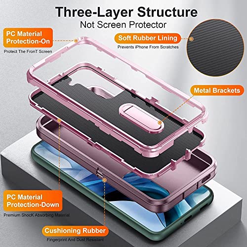 Coque Samsung S22 Ultra béquille intégrée et triple protection