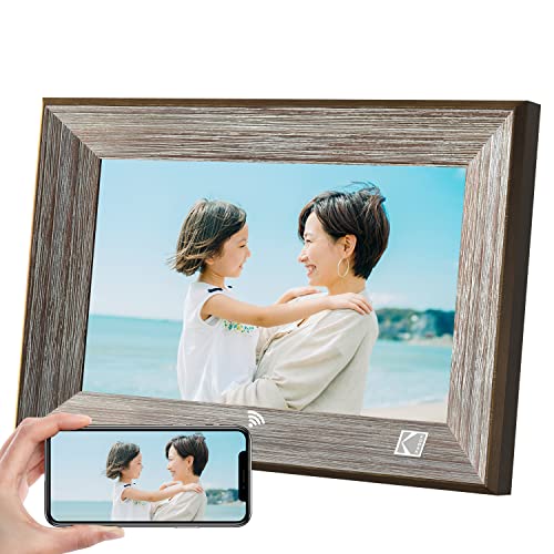 Amazon | KODAK WiFiデジタルフォトフレーム 32GB内蔵 写真/動画遠隔