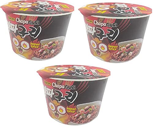 Nongshim Big Bowl Angry Chapa Guri (Super Spicy)-114gm- Instant Noodles (Pack of 3) (Imported) (B095M2GJQK) Amazon Price History, Amazon Price Tracker