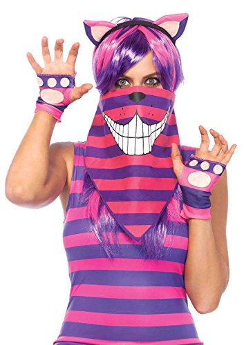 Leg Avenue - Cheshire Cat Bandana, Taille Unique (Violet, Fuchsia)