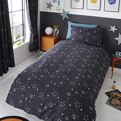 Happy Linen Company Bettwäsche Weihnachts-Patchwork – 100% Gebürstete Baumwolle, Wendbar, Für Kingsize, Rot
