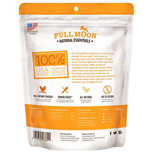 Full Moon Chicken Jerky Tenders Healthy All Natural Dog Treats Human Grade Made In Usa 26 Oz #TOP1