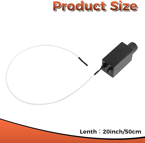 Miniatura 2 de Generador de chispas electrónico con botón de encendido con alambre de 20 pulgadas (19.685 in) de repuesto para calentadores de patio Uniflame,