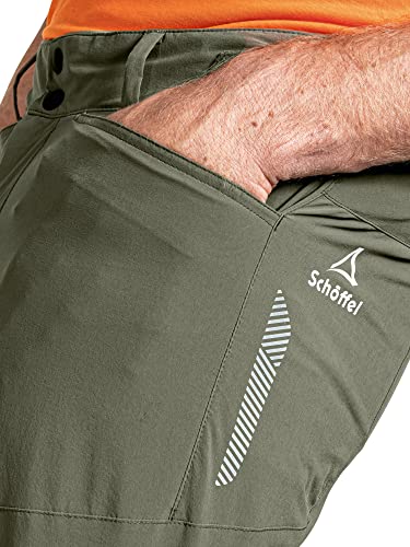 Foto von Schöffel Herren Shorts Algarve M, wasserabweisende Radlerhose, schnell trocknende Fahrradhose mit Oberschenkeltasche, sea turtle, 56