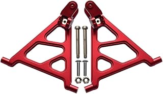 GPM For Tamiya Lunch Box Upgrade Parts Aluminum Front Lower Arm - 1Pr Set Red