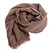 Produktbild Xuniu Frauen Schal, Women Islam Maxi Crinkle Cloud Hijab Scarf Shawl Muslim Long Shawl Stole Wrap Khaki