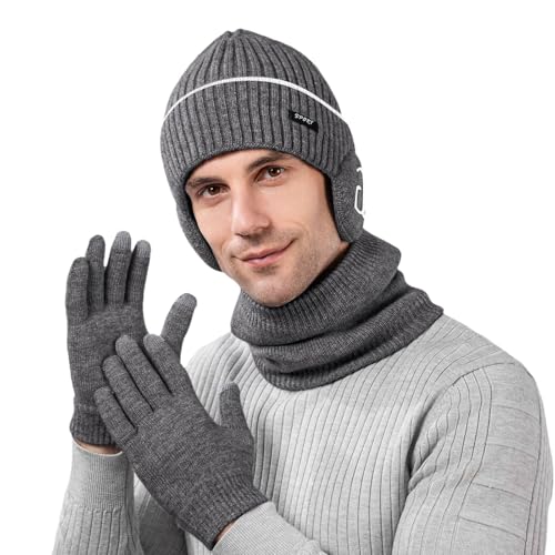 Ensemble écharpe bonnet gant femme pour le ski et les sorties