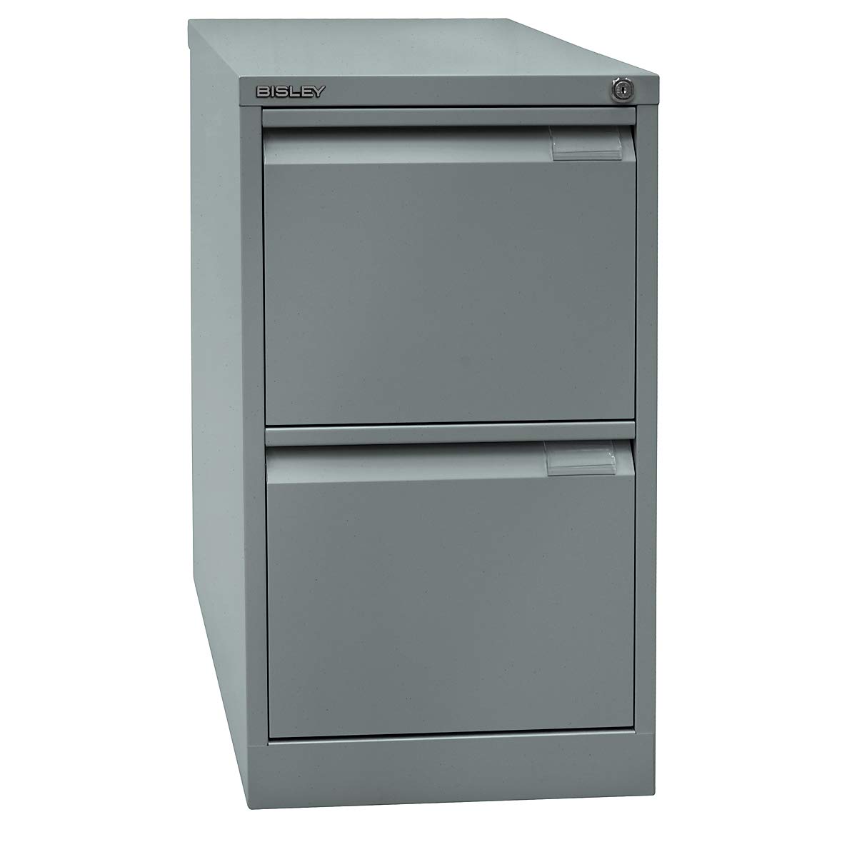 BISLEY Armadietto sospeso a 1 Binario DIN A4, 2 cassetti HR, Metallo, 645 Grigio Chiaro, 62.2 x 41.3 x 71.099999999999994 cm