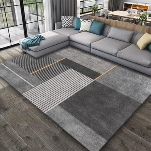 Lit pour chien grand tapis rectangulaire lavable et anti-glisse
