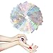 Pochoir Ongle,Pochoir Ongle Nail Art,Pochoir Nail Art Ongles,Pochoir Vinyle,Nail Art Sticker Set,Pochoir Ongle Gel pour Nail Art Design et Décoration,24 Sheets