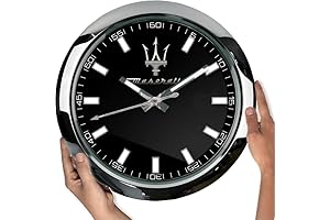 FAN CLOCK MA.SE.RA.TI Wall Clock: Timekeeping and Automotive Elegance