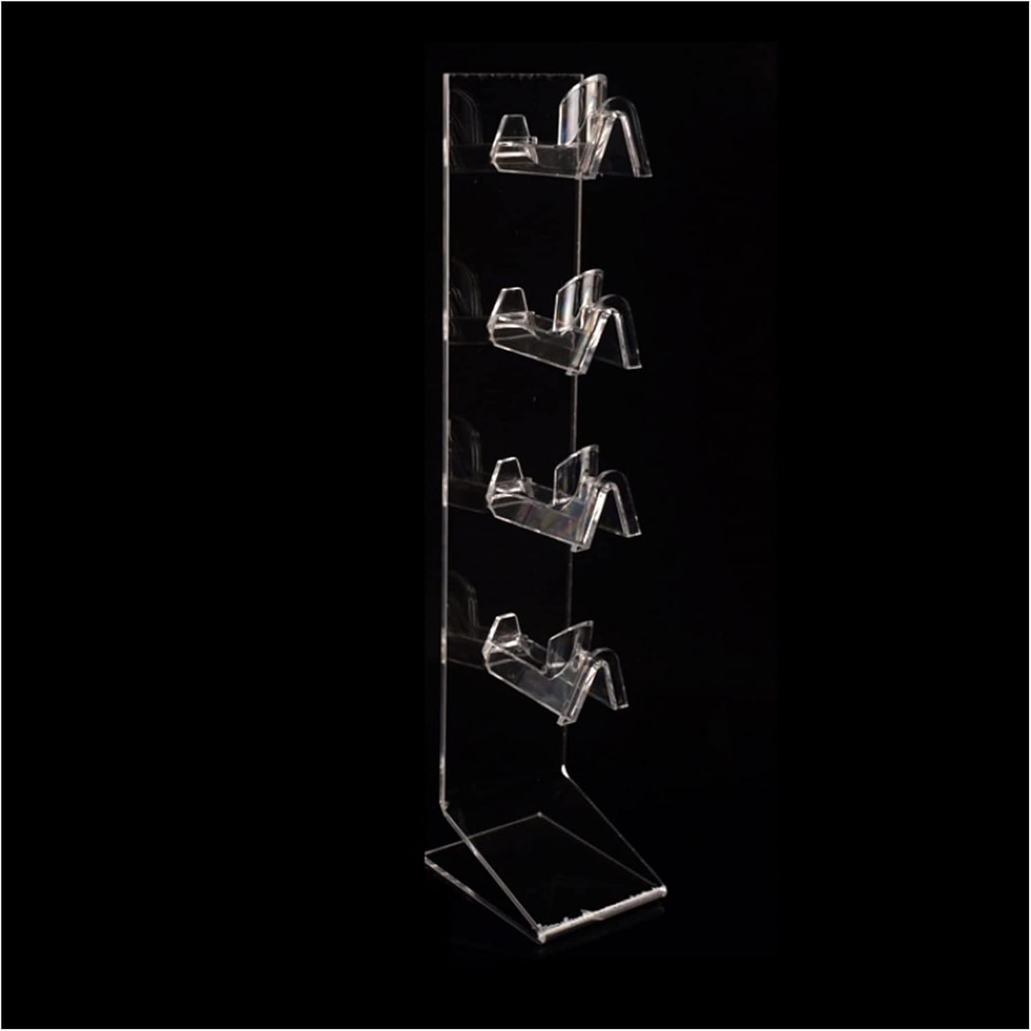 2 Tier 3 Tier 4 Tier Transparent Acrylic Glasses Stand Sunglasses Display Stand Eyewear Holder Sunglasses Display Stand (Size : 3)