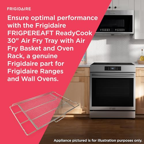 Frigidaire FRIGPEREAFT ReadyCook 30" Air Fry Tray with Air Fry Basket and Oven Rack for Frigidaire Ranges and Wall Ovens - image 5