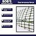 BISupply 4x100 ft Temporary Fencing for Yard - Green Outdoor Plastic Construction Fencing Roll for Dogs, Garden and Events