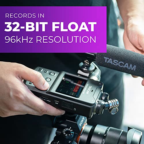 Tascam Portacapture X6 32-Bit Float Portable Audio Recorder, Field Recorder For Video, Music, Podcast, Voice, Podcasting #TOP1