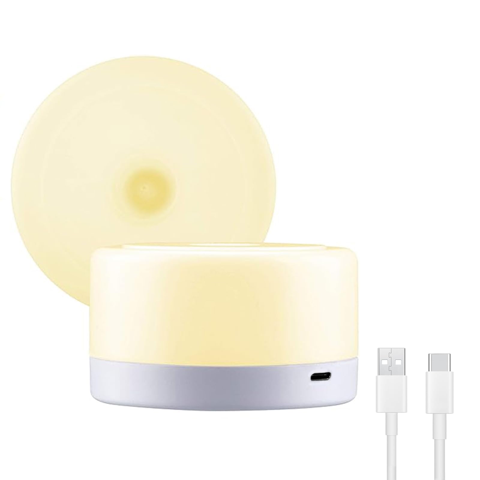 S SELDORAUK Baby Night Light,Dimmable Touch USB Rechargable Kids Lamp with Memory Sleep Aid, for Newborn Breastfeeding