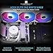 Thermalright Aqua Elite 360 ARGB White CPU Aio Cooler, 360 CPU Liquid Cooling, Pump Head Speed up to 6400RPM,for AM4/AM5,Intel LGA1851/1150/1151/1200/2011/1700,High Performance Radiator(White)