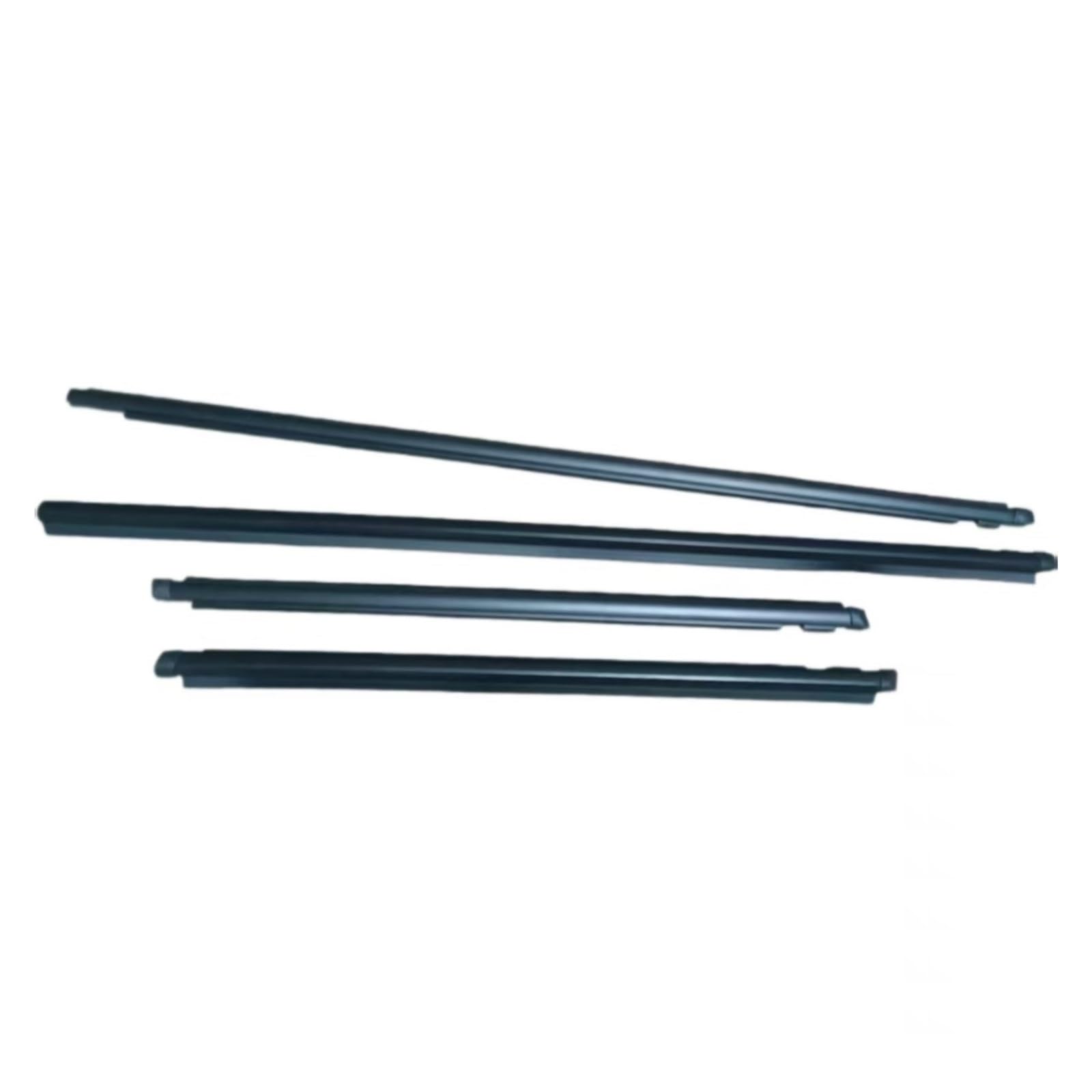 Watjcse One Color 4Pcs Car Window Weatherstrip Black Compatible With Toyota Yaris/Echo 2000-2005 Car Weatherstrip Window Moulding Trim 68210-52020