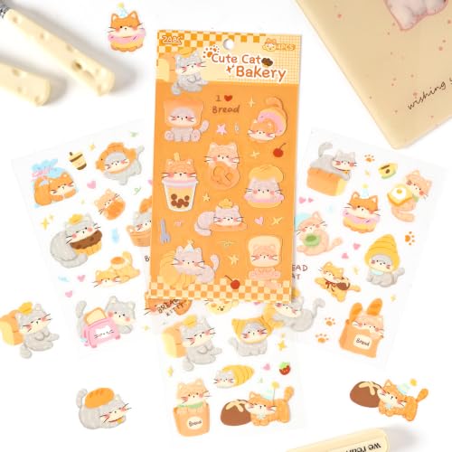 Image of 128Pcs Cute Pets for Scrapbooking,Self-Adhesive Transparent Cute Pets Scrapbook Supplies Journaling Supplies for Adult Card Making Letters DIY Water Bottle Cards Decoration