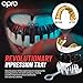 OPRO Instant Custom-Fit Mouth Guard, Dentist-Level Comfort, Protection & Fit - Moldable Mouthguard for Football, Boxing, Rugby, MMA, BJJ, UFC Mouth Piece- Includes Mouth Guard Case (Clear, Adult)