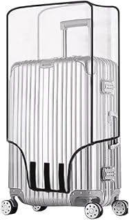 Clear Suitcase Cover - 20 22 24 26 28 30 Inch PVC Waterproof Luggage Cover - Top and Side Handle Gap Suitcase Protector (20 Inch)