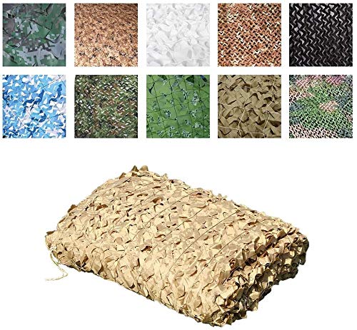 Rete Mimetico Militare - Leggera, Resistenete, Per Campeggio, Caccia E Decorazione (Tessuto Oxford 210D