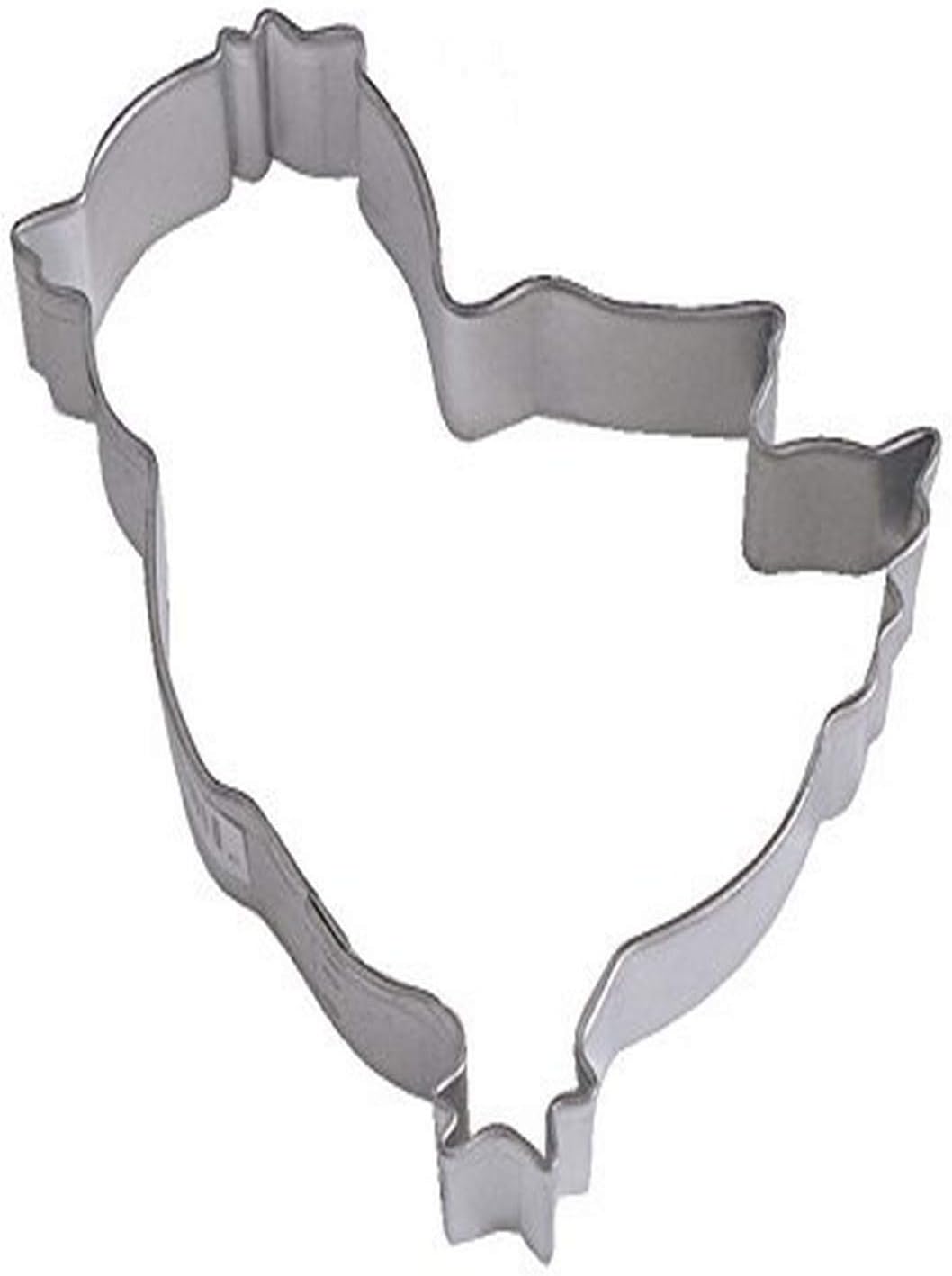(1, Silver) - R&amp;M Chick Shaped Cookie Cutter