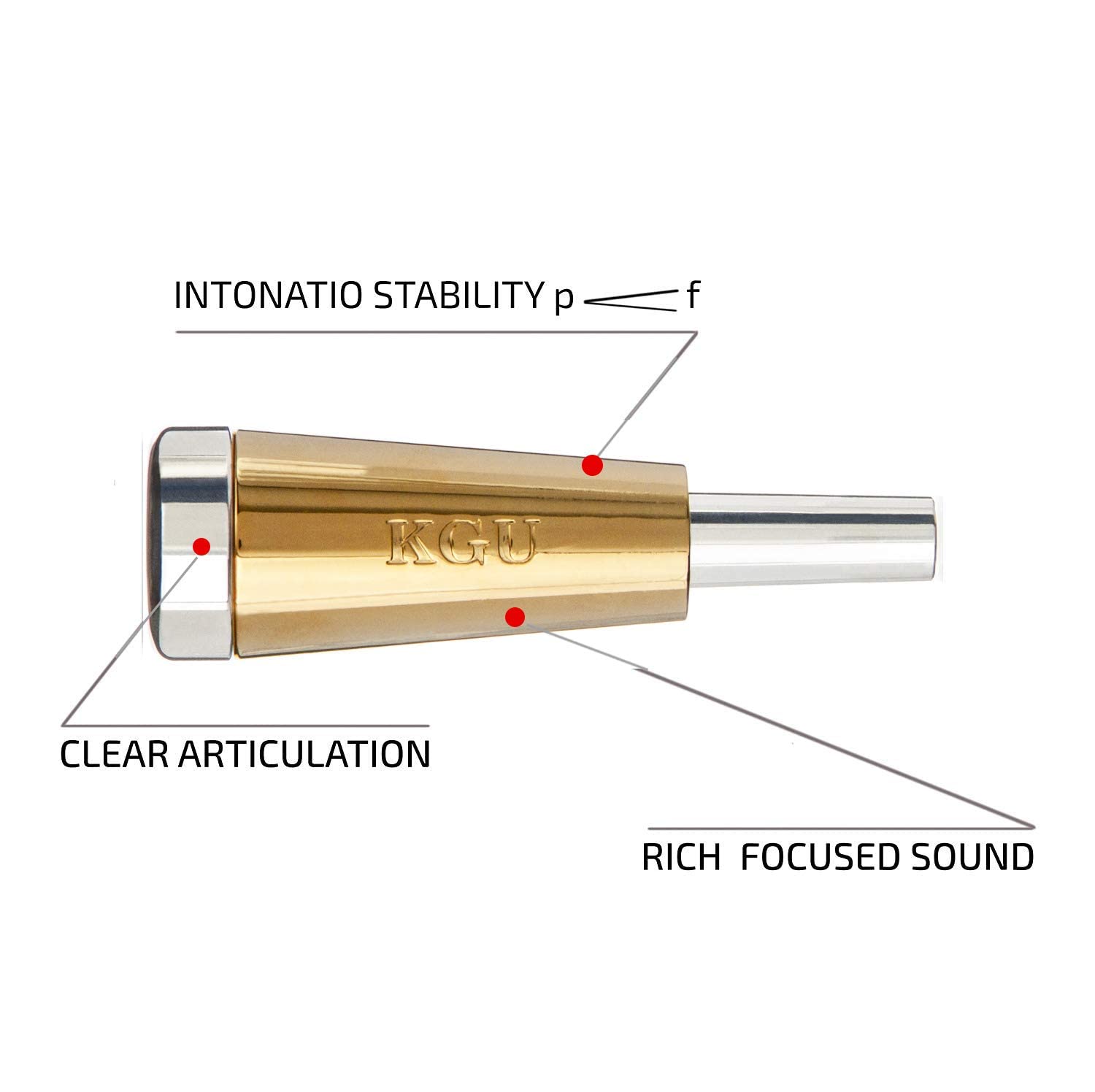 Amazon.co.jp: TRUMPET マウスピース ブースター KGUBrassカスタム