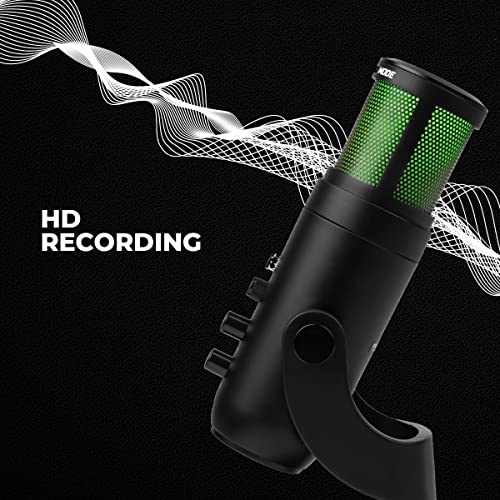 Image of Cosmic Byte Deimos RGB USB Microphone Cardioid Type with Tabletop Stand, 192Khz Sampling Rate for PC, Laptops, Mac (Black)