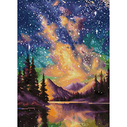 DIAMOND-ART-CLUB-Starry-Night-Night-Music-Diamond-Painting-Kit-Night-Music-Canvas-13-x-18-33-cm-x-46-cm