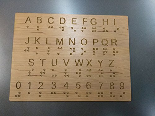 Braille Alphabet and Braille Numbers Panel