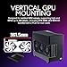 Cooler Master NR200P V3 Mini-ITX PC Case – Top-Mount 280mm Radiator Support, Vertical GPU Mount with Mesh Side Panel & Removable Backplate, PCIe 5.0 Riser Cable Included, Fits 130mm SFX PSUs