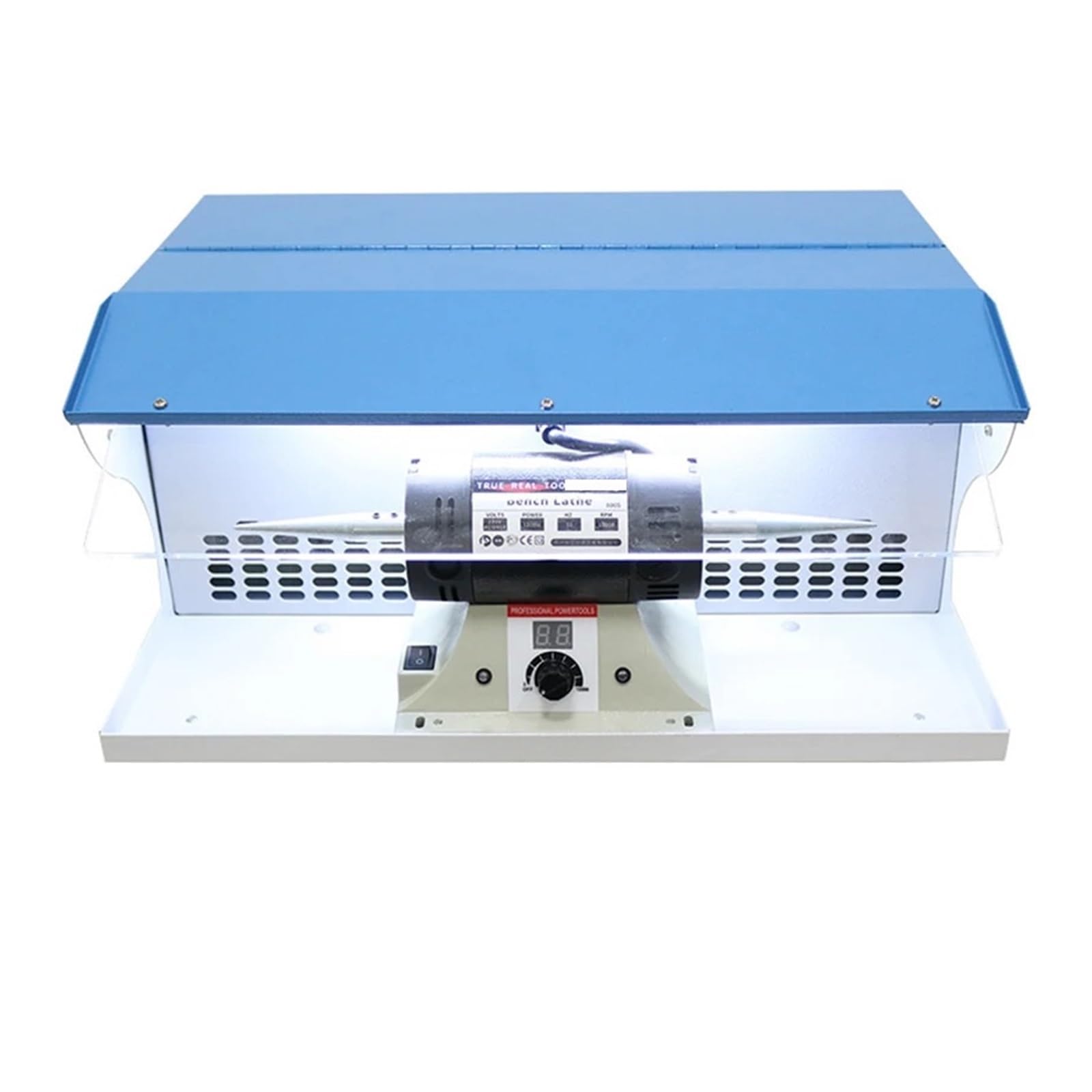 1200W Polishing Machine with Dust Collector Polishing Grinding Motor Bench Grinder Polisher for Jewelry Polisher Machine for Jewelry, Wood, Amber, Metal, Jade