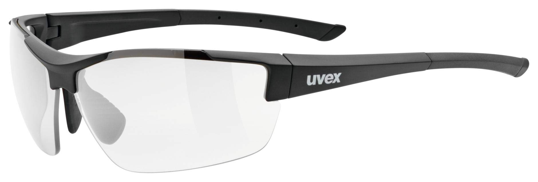 Uvex sportstyle 612 VL Sportbrille, black matt/smoke, one size